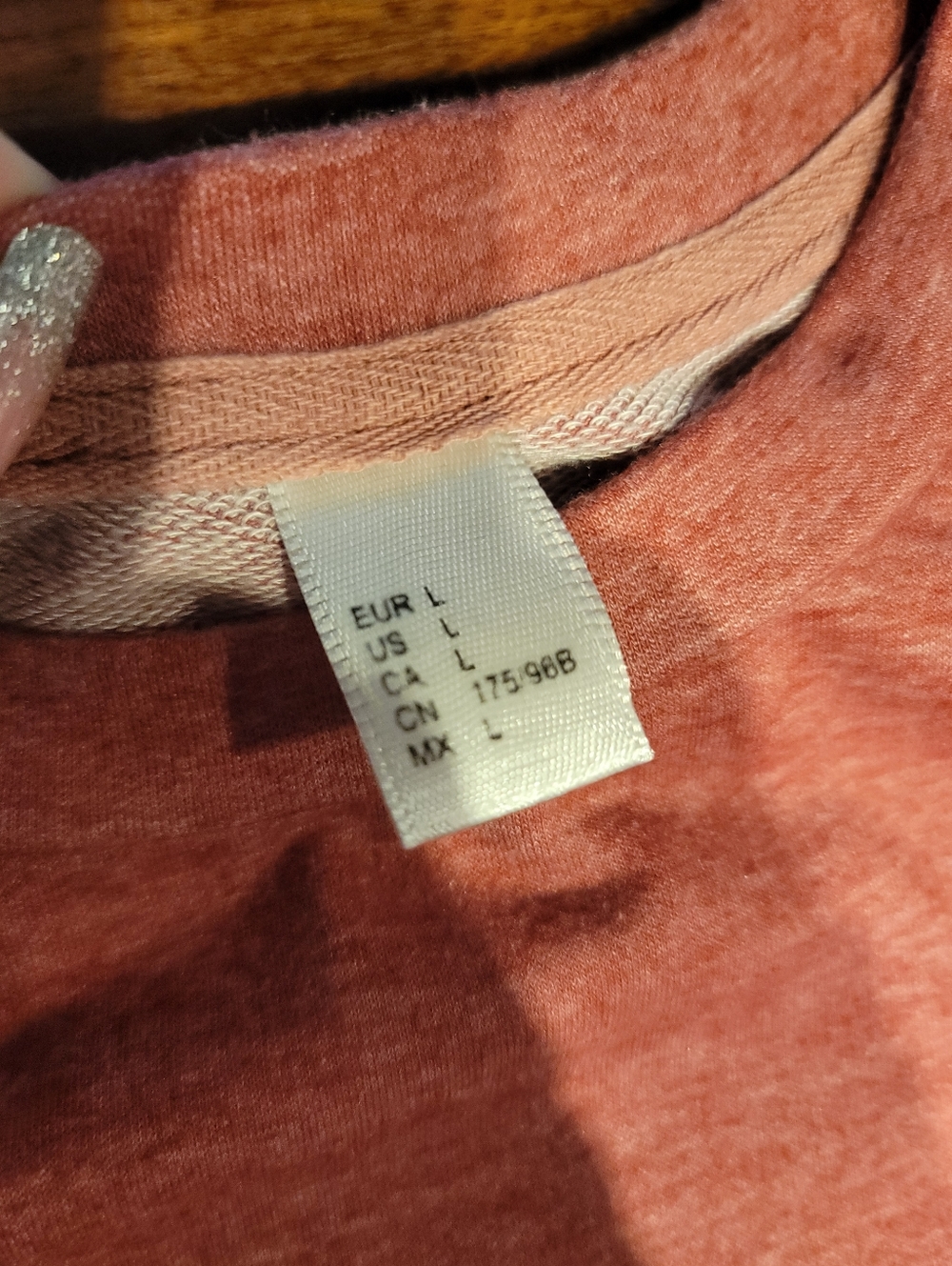 Heathered Dusty Rose Cat Crewneck Size Large - Picture 3 of 6